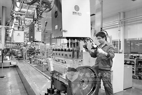 潍柴已经累计生产了再制造的发动机420台