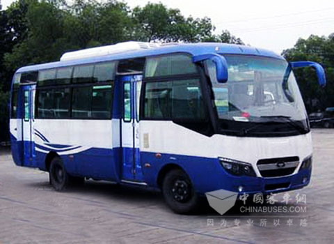 玉柴国五轻微柴油机应用于公交客车