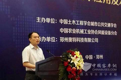 宇通客车股份有限公司高级工程师吴传旺