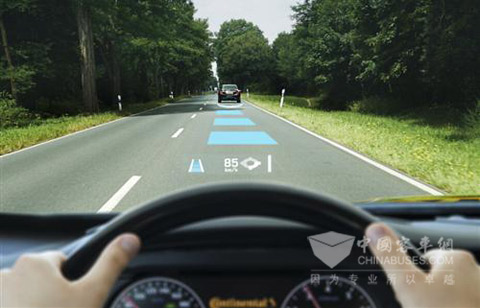 大陆发布AR-HUD超现实抬头显示技术